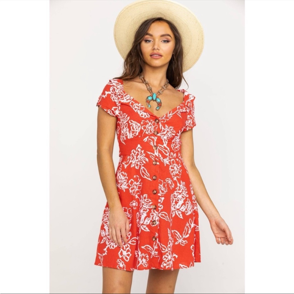 NWT Free People “A thing call love” mini dress